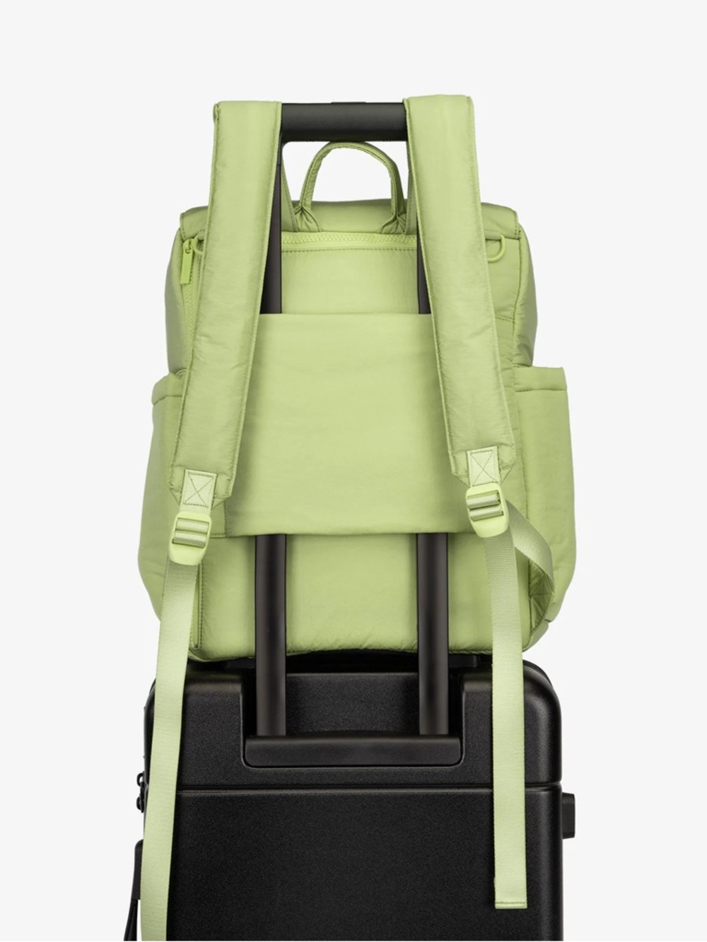 Calpak Backpack with Laptop Sleeve in Lime - Picture 6 of 16
